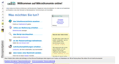 Desktop Screenshot of mikrooekonomie.de